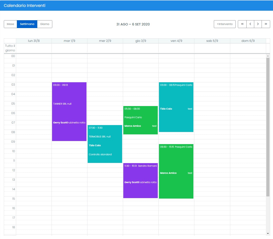 Interventi Caldaie Manager